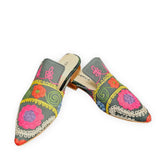 SET Clutch + Slipper Embroidery CVS08 (#38)