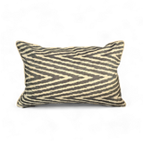 23 SINGLE Cushion 40x60 Silk Ikat Velvet+Cotton Ikat