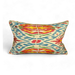 25 SINGLE Cushion 40x60 Silk Ikat Velvet+Cotton Ikat