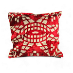 53 SINGLE Cushion 53x53 Silk Ikat Velvet+ Soft Velvet