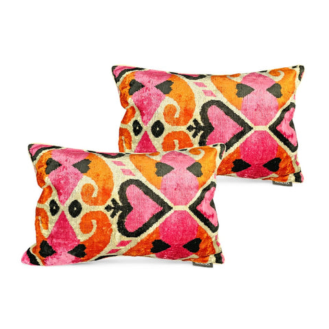 Set of 2 Cushions 40x60 PS01