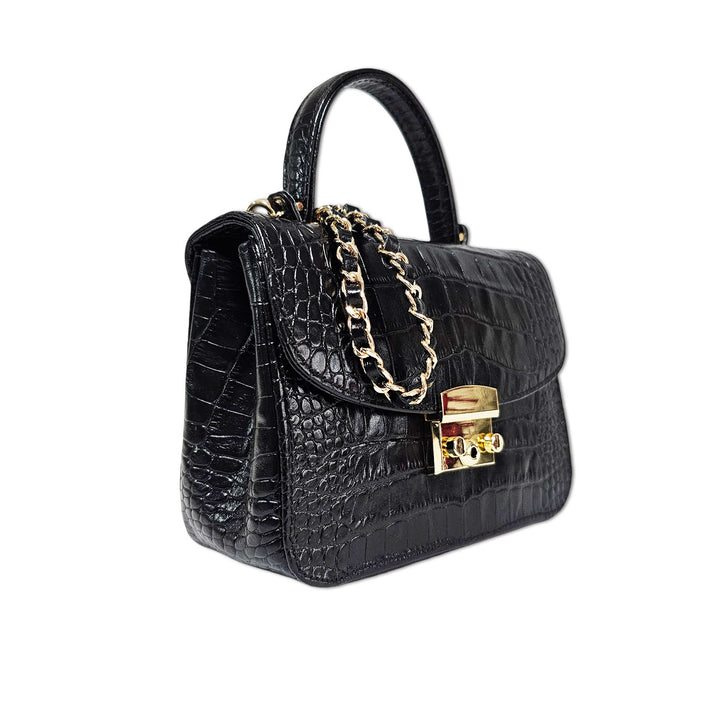 BORSA TOTE TLH10 MANICO IN PELLE