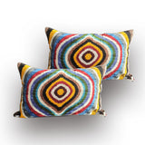 SET Cushion 40x60 Silk Ikat Velvet+Cotton SETVC08